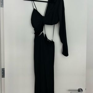 Zara asymmetric cut out , one shoulder